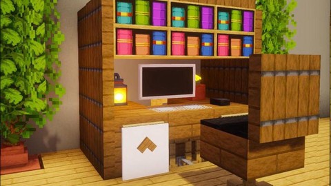 我的世界电脑桌怎么做